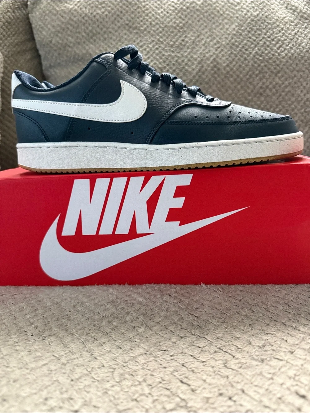 Nike Court Vision LO Obsidian (Blue) Summit (White)